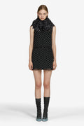 Polka dot mini dress