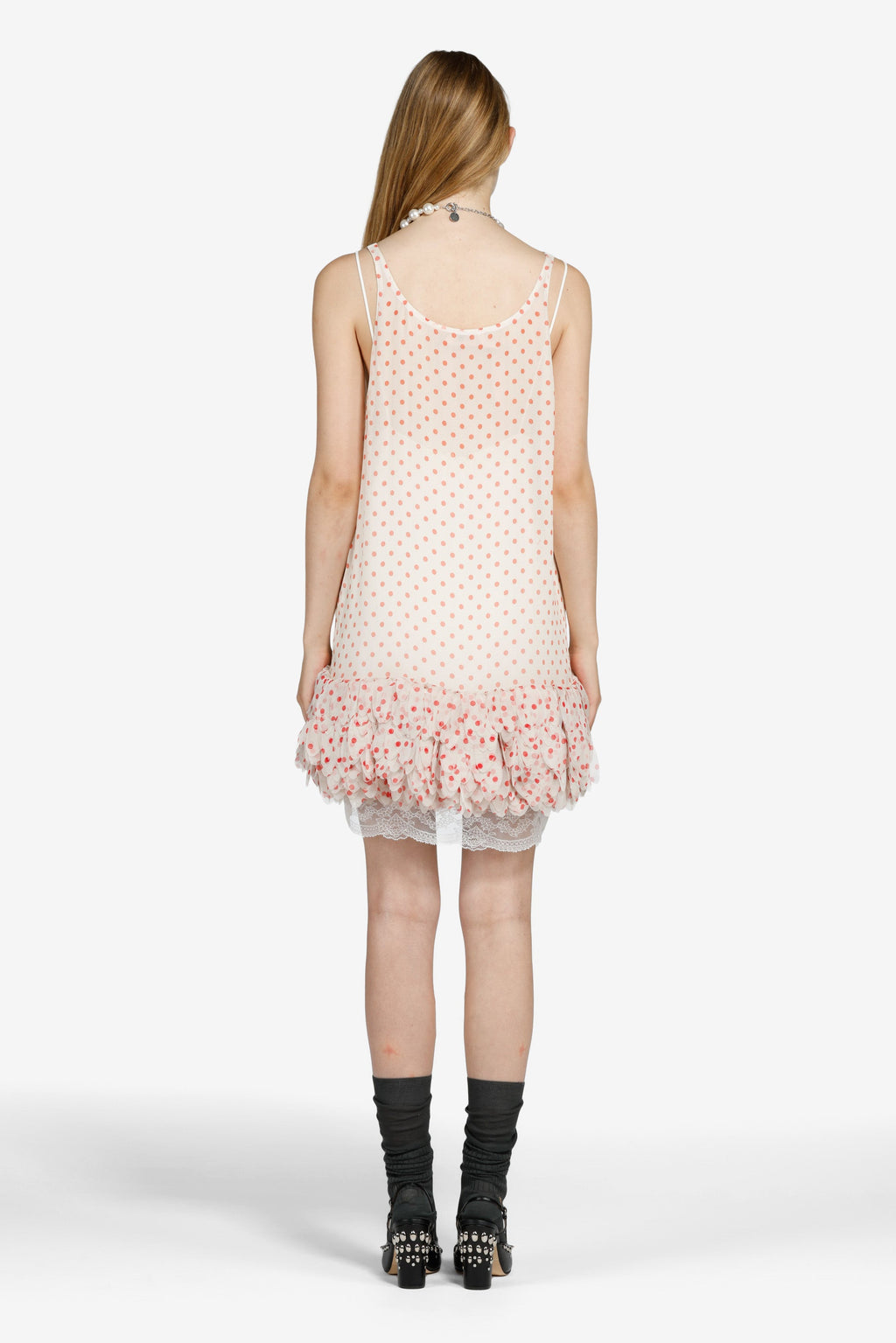 Polka dot mini dress