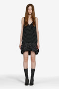 Polka dot mini dress